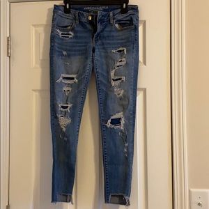 American eagle super low jegging